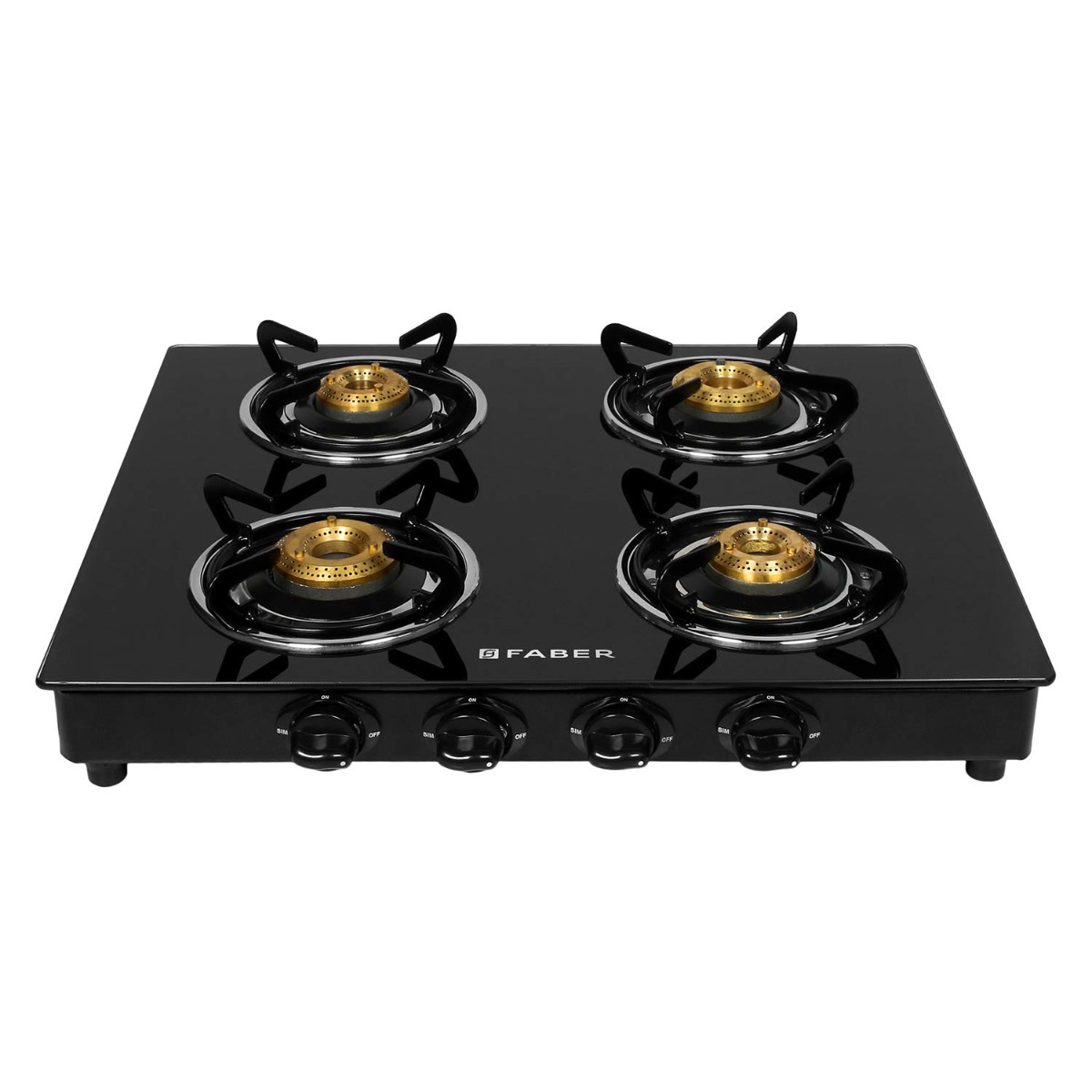 Faber Cooktop (E) Power 4BB BK AI Gas Stove
