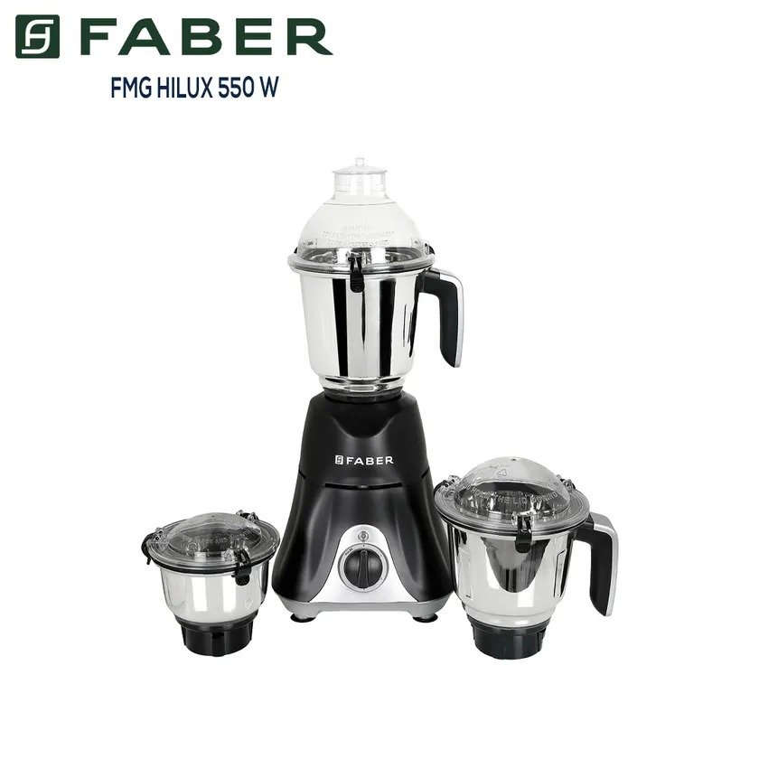 Faber FMG HILUX 550W 3J Nero/Indigo Mixer Grinder