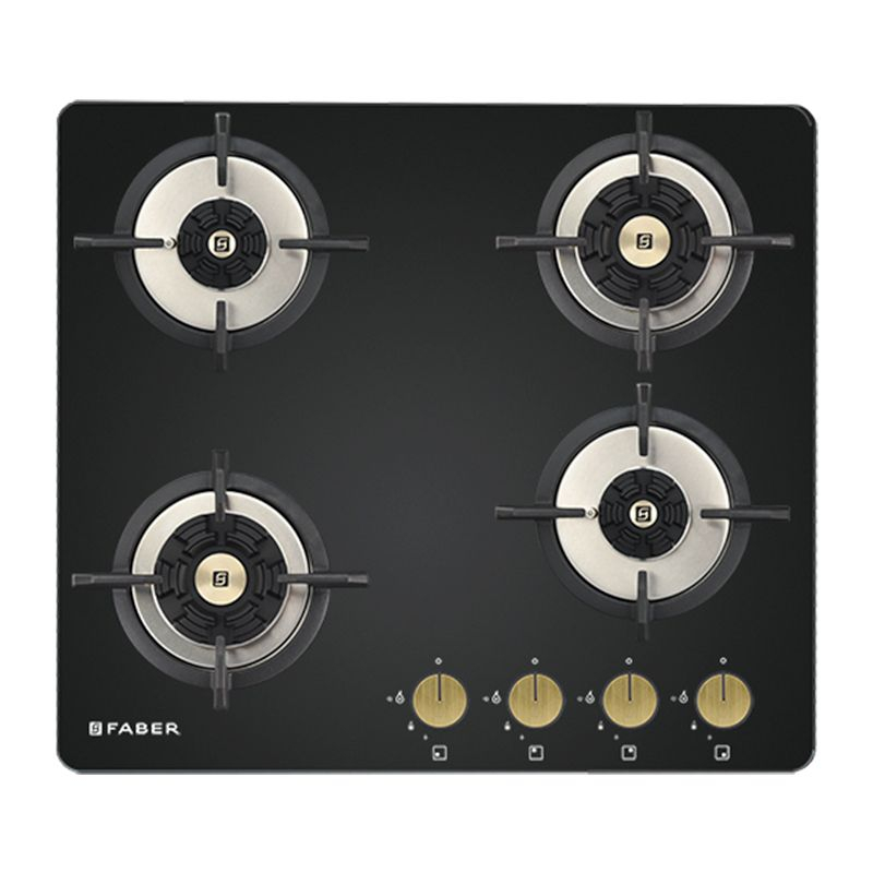 Faber 4 Burners Hob Top Glass Automatic Hob Maxus HT604 CRS BR CI AI