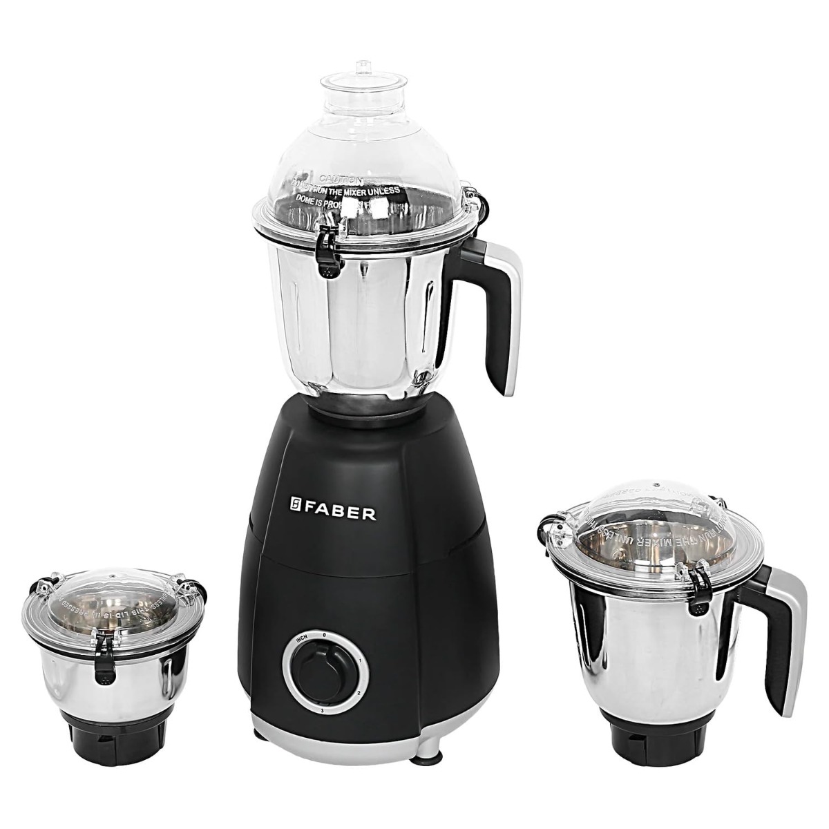 Faber FMG CROWN 800W 3J Nero Mixer Girnder