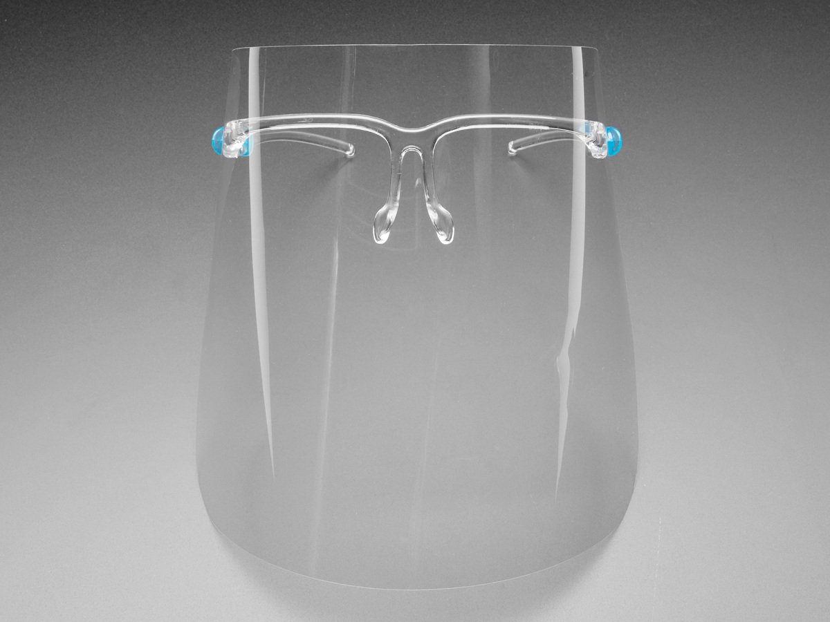 Face Shield With Glasses / Mask - For Face Protection - Pack Of 3