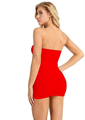 Fancyra - Women Sexy Sleepwear Lingerie Net Floral Midi Babydoll Nightwear With G String Panty Free Size Red
