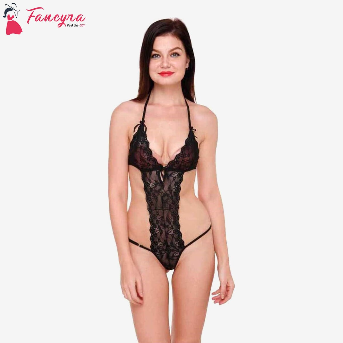 Fancyra - Women Sexy Babydoll Lingerie Sleepwear Free Size Black Color Fancyra - Women Sexy Babydoll Lingerie Sleepwear Free Size Black Color