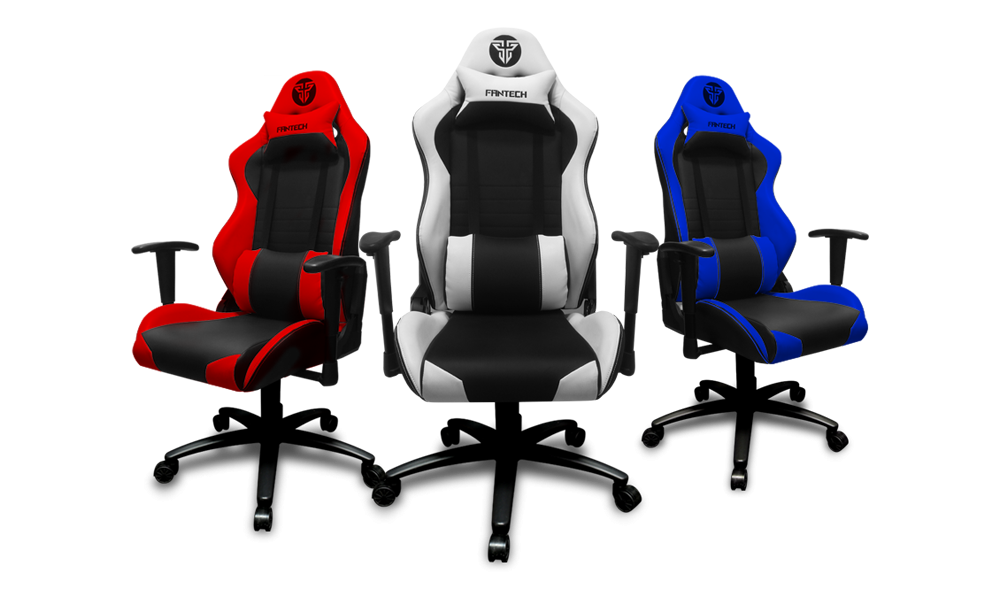 Fantech GC-182 Gaming Chair (Red,White,Blue)