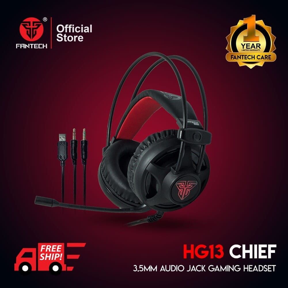 Fantech Hg13 Chief 7.1 Gaming Headset - Black