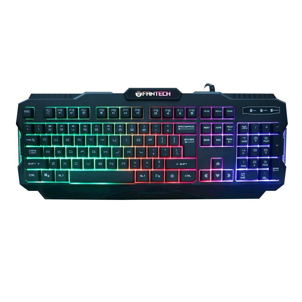 Fantech K511 Hunter-Pro Rainbow Backlit Pro Gaming Keyboard With 12 Advance Multimedia Mode