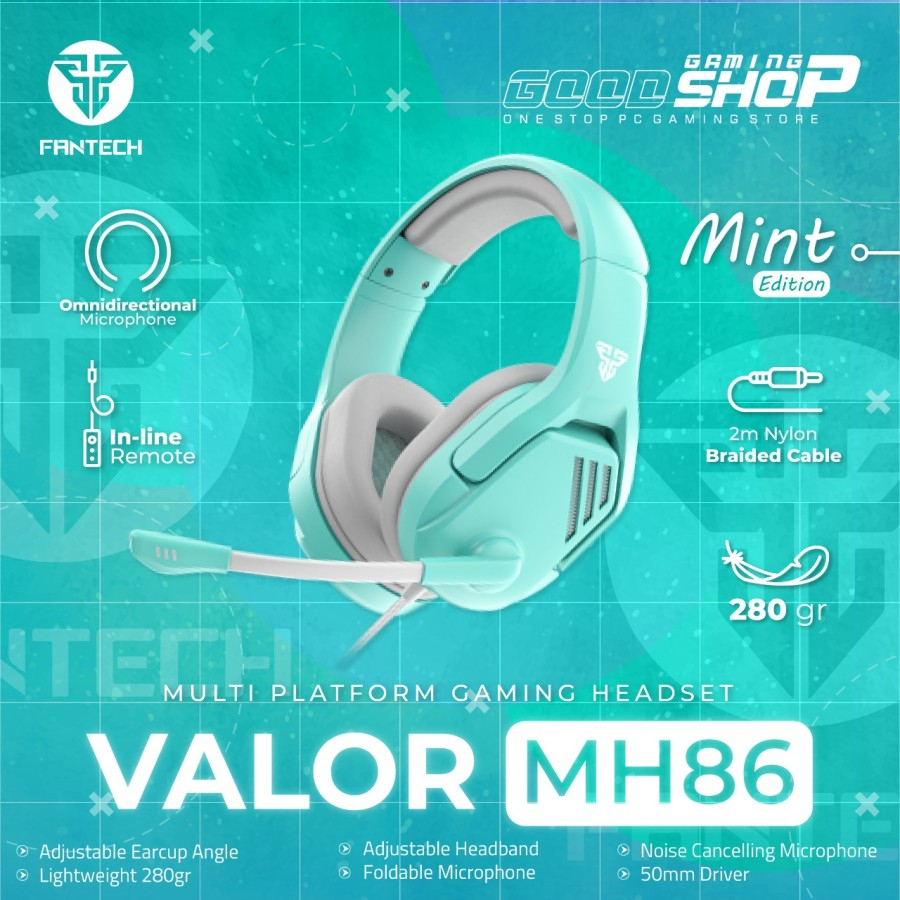 Fantech MH86 Gaming Headset MInt