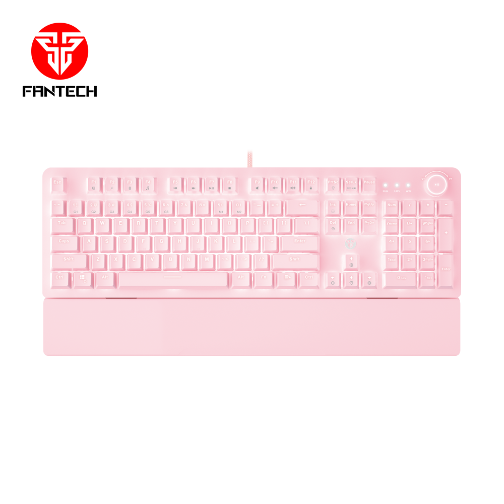 Fantech MK853 Wired Mechanical Gaming Keyboard Pink (Blue, Red Switch)