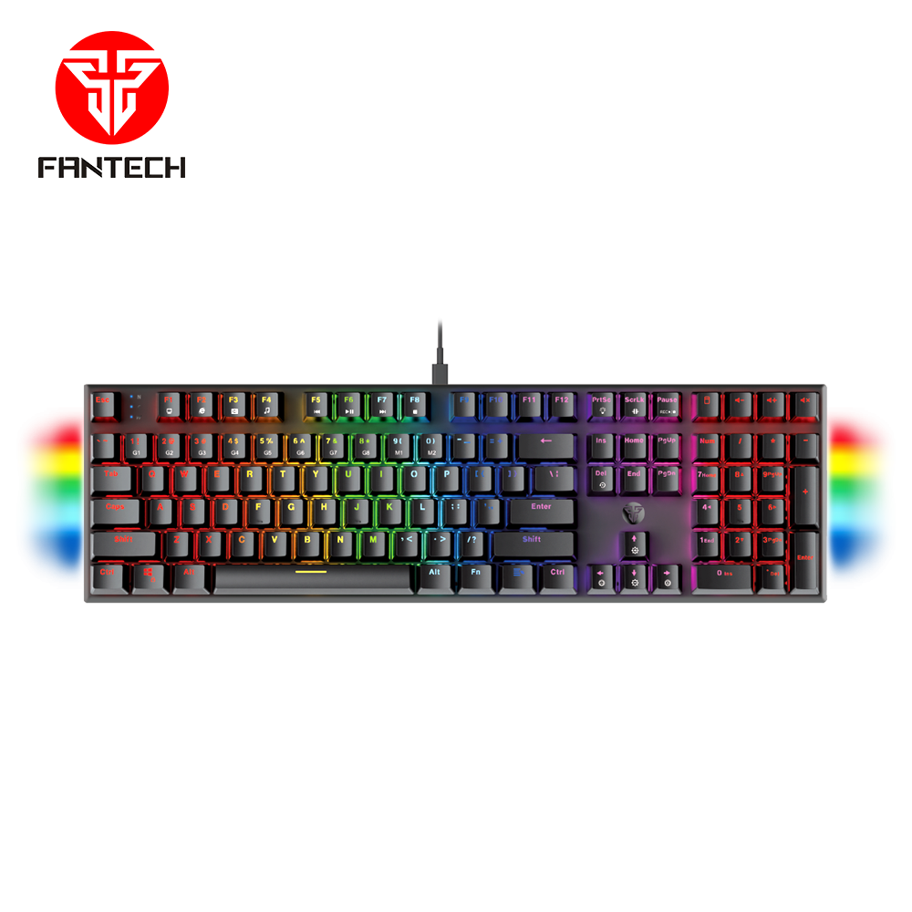 Fantech MK855 Mechanical Keyboard (Blue, Red Switch)