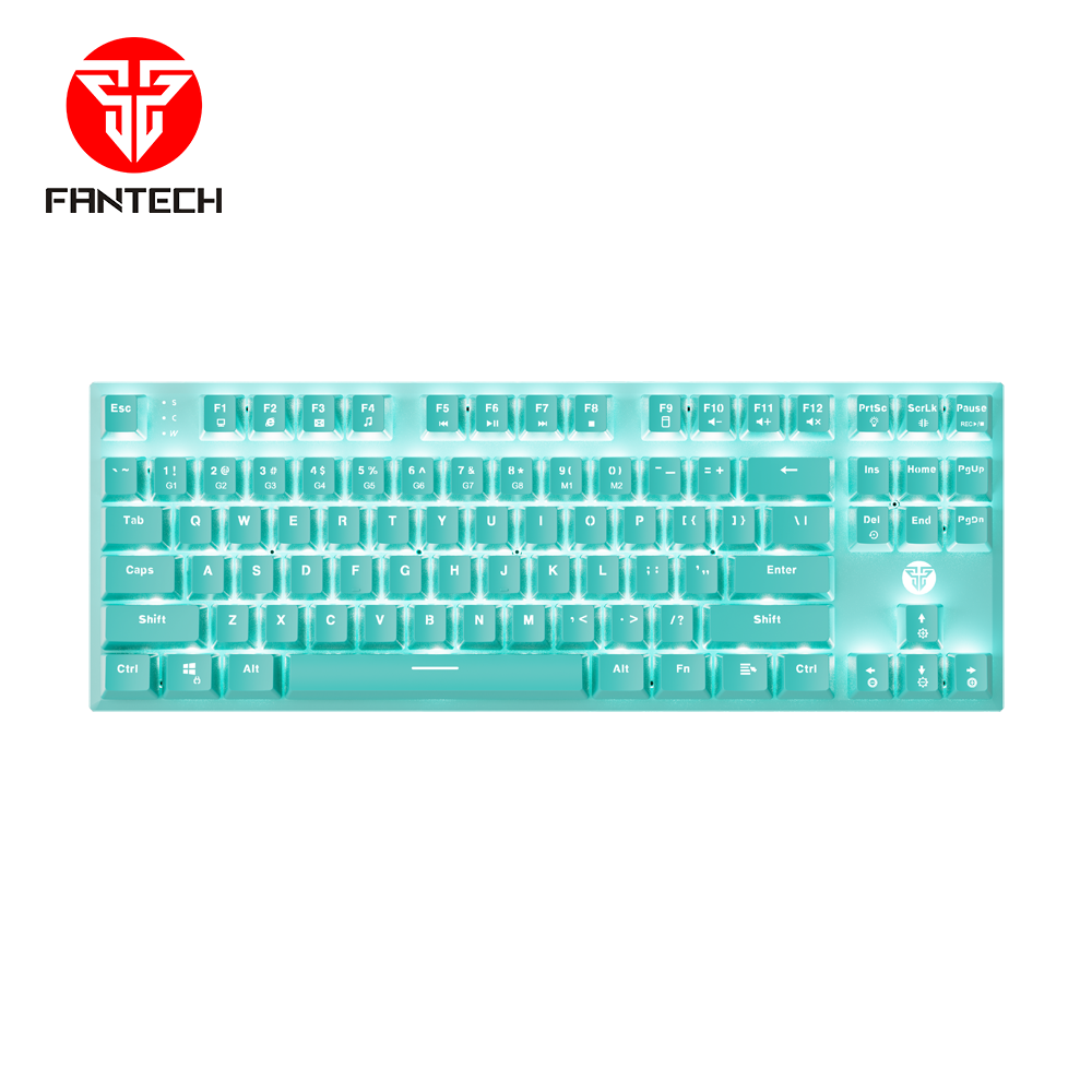 Fantech MK856 Mechanical Keyboard Mint Edition (Blue, Red Switch)