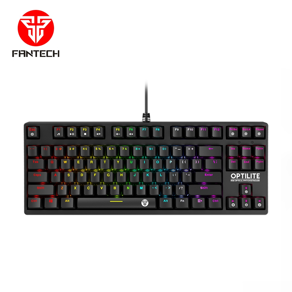 Fantech MK872 Optical Gaming Keyboard (Blue, Black Switch)
