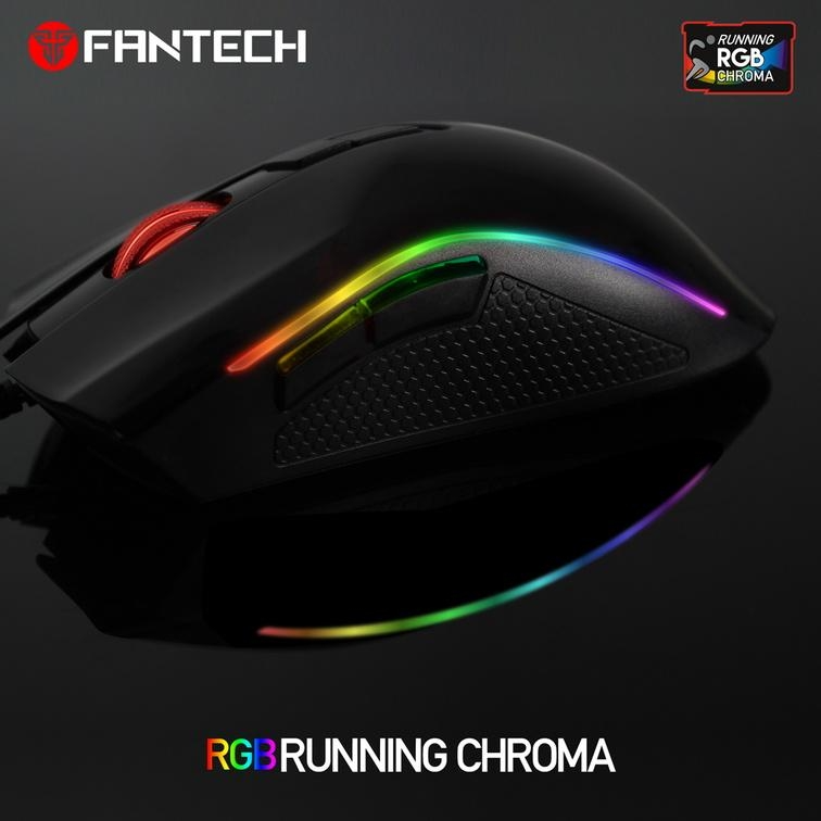 Fantech X4S Titan Fps Ergonomic Running Rgb Chroma-Lighted Macro Wired 7D Gaming Mouse
