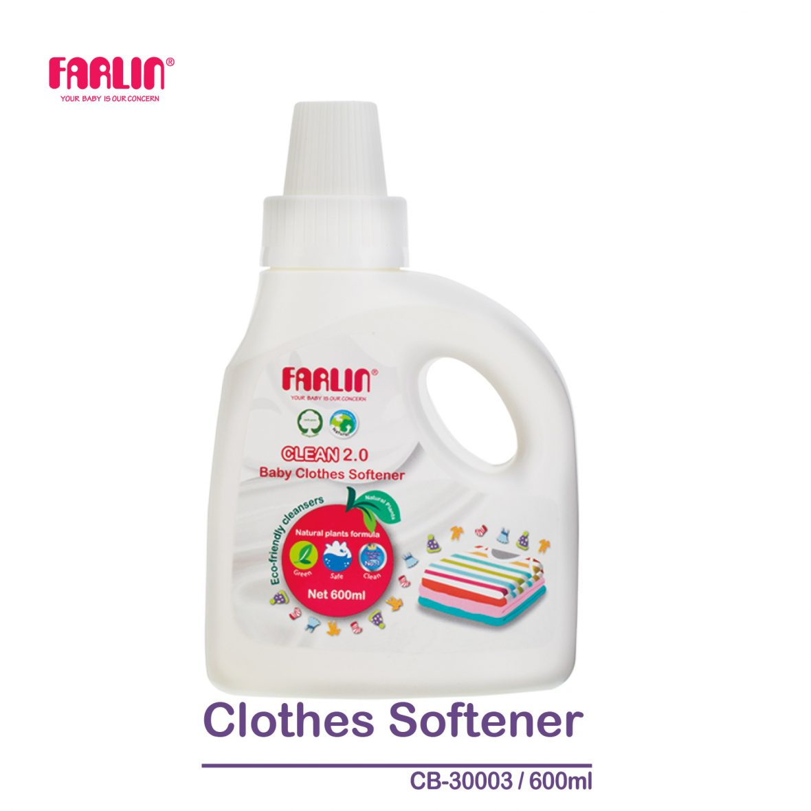 Farlin Baby Clothes Softener 600 ml CB-30003
