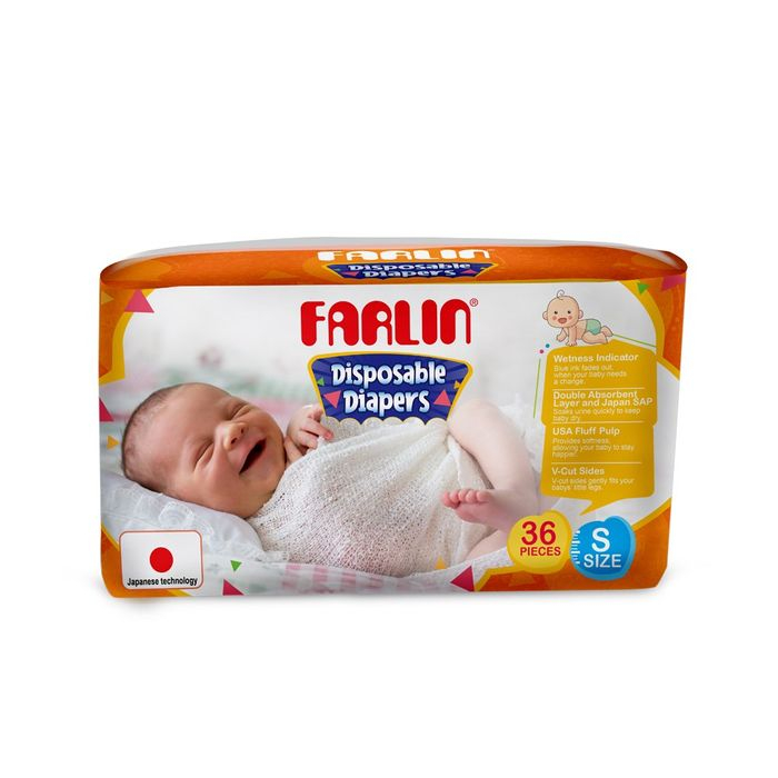 Farlin Disposable Diaper Pants Small 36 Pcs DF-001B