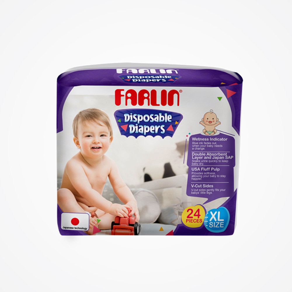 Farlin Disposable Diaper Pants XL 24 Pcs DF-004B