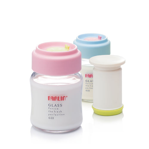 Farlin AA-21003 Vacuum” Glass Storage Bottle
