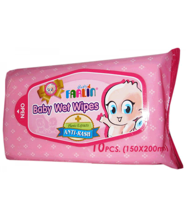 Farlin Wet Wipes 10'S Anti-Rash DT-004A