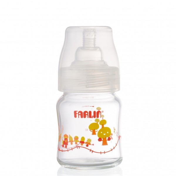 Farlin Feeding Bottle Glass Wide Neck 120CC ABB-B001-12