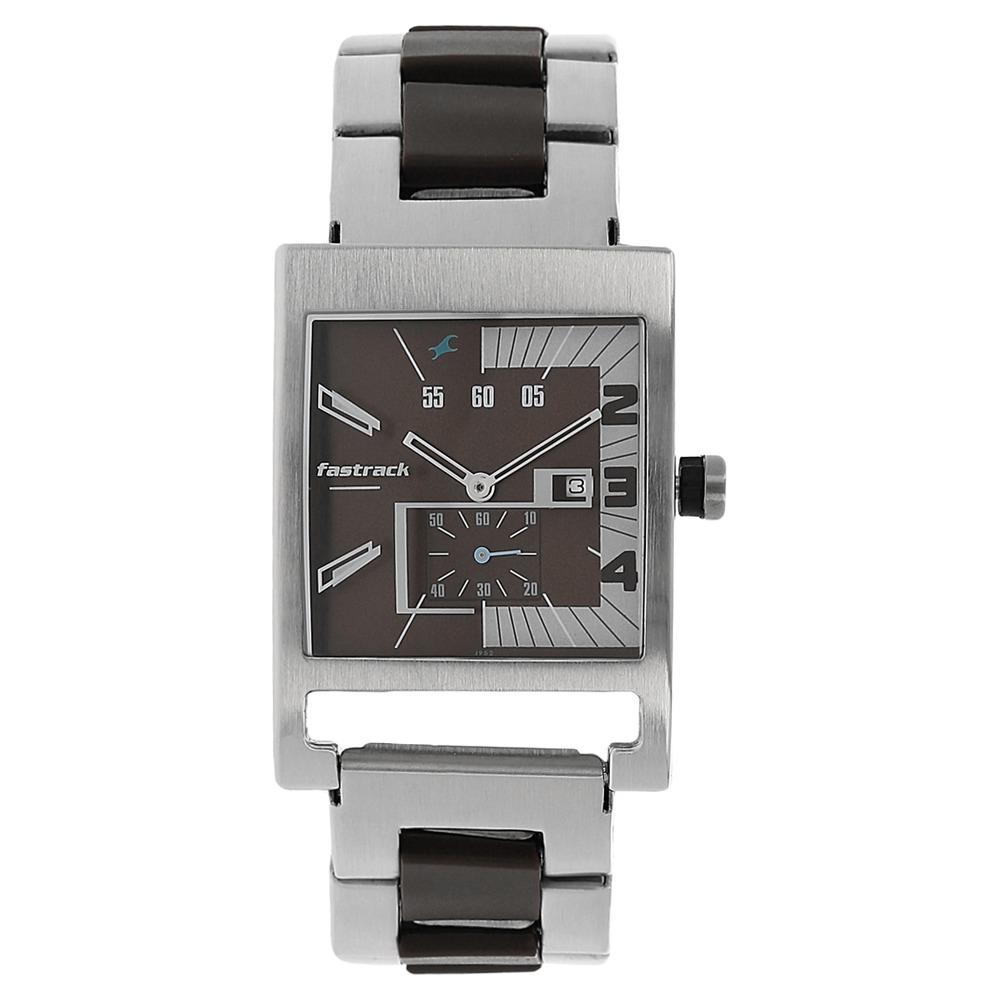 Fastrack Silver Metal Analog Men's Watch 1478SM02