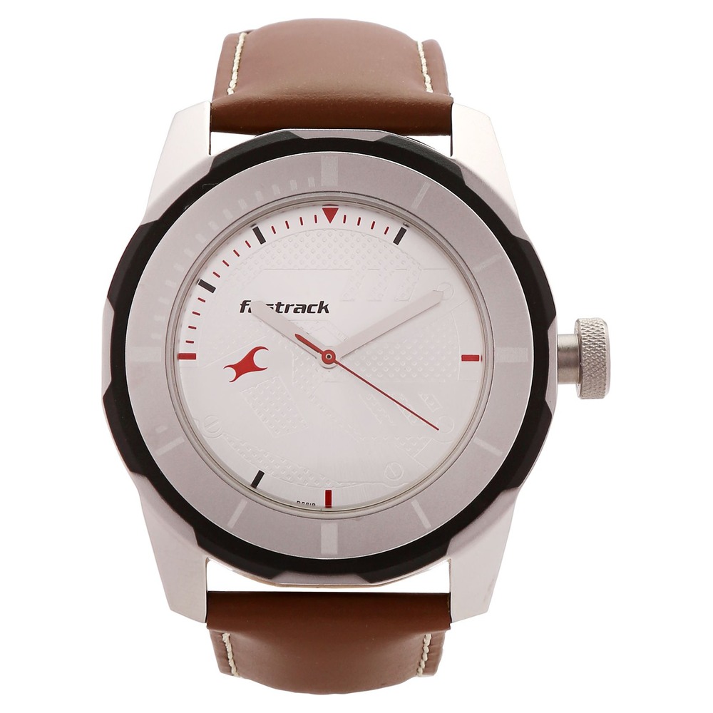 Fastrack Economy 2013 Analog White Dial Men's Watch 3099SL01