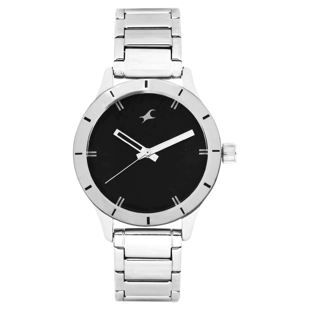 Fastrack Monochrome Analog Black Dial Women's Watch 6078SM06