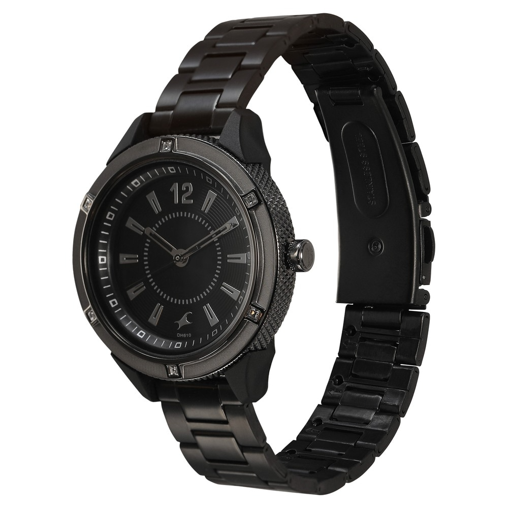 Fastrack Black Dial Analog Watch 6176KM19