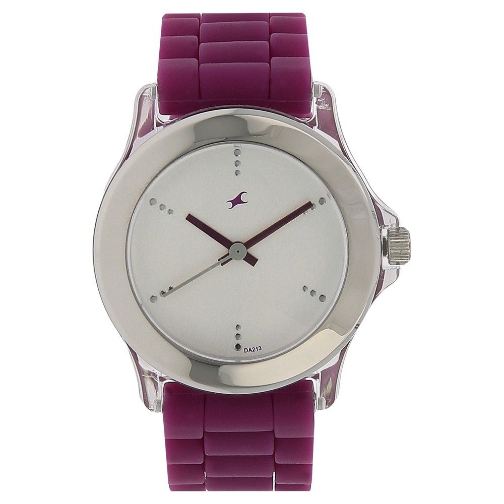 Fastrack Beach Analog Silver Dial Women's Watch 9827PP06