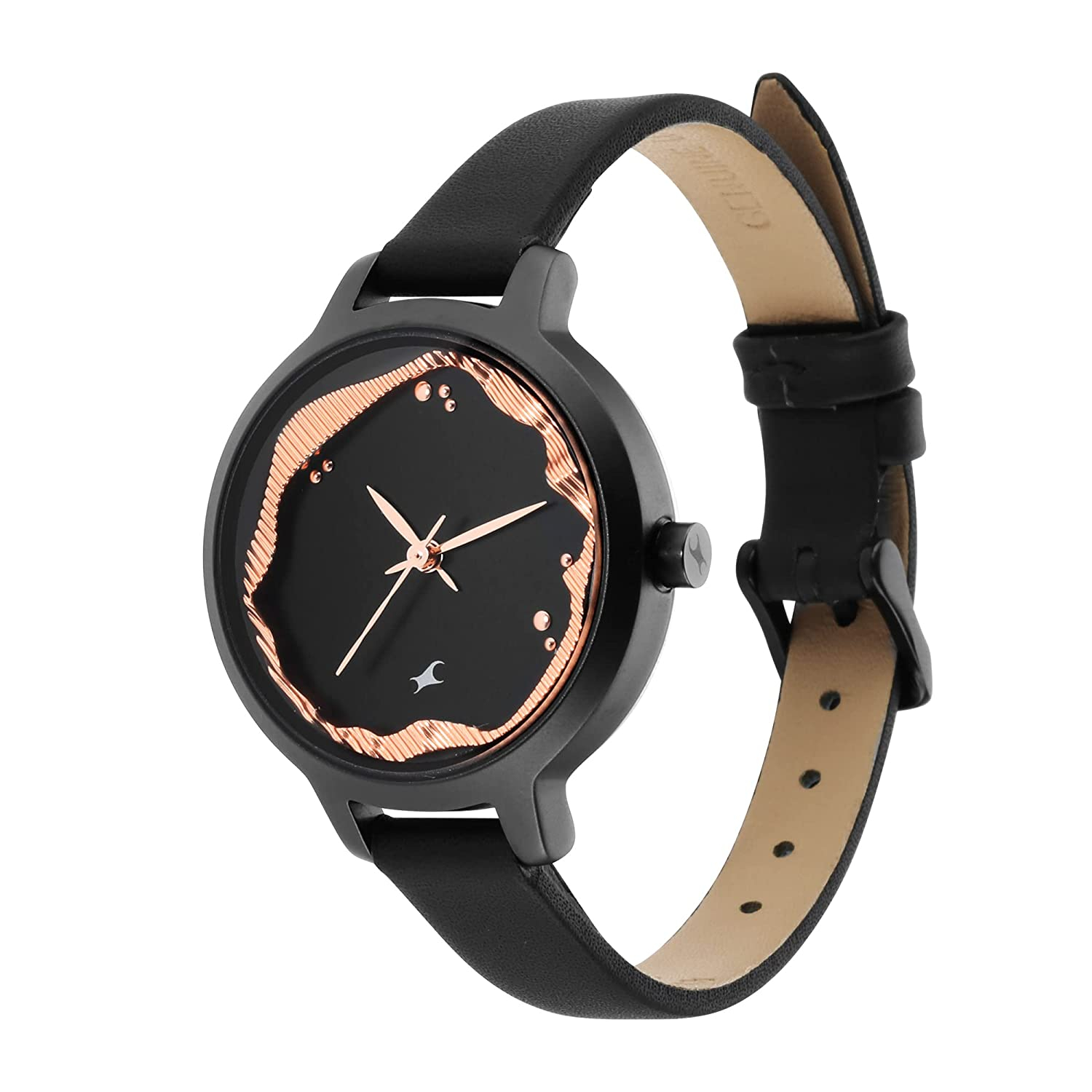 Fastrack Analog Black Dial Women's Watch-6260nl01