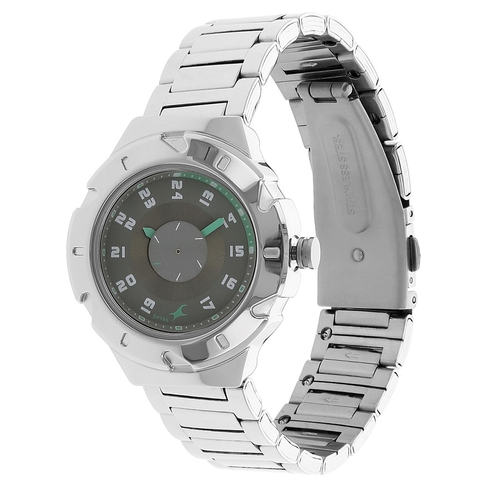 Fastrack Analog Grey Dial Women's Watch-6157sm01