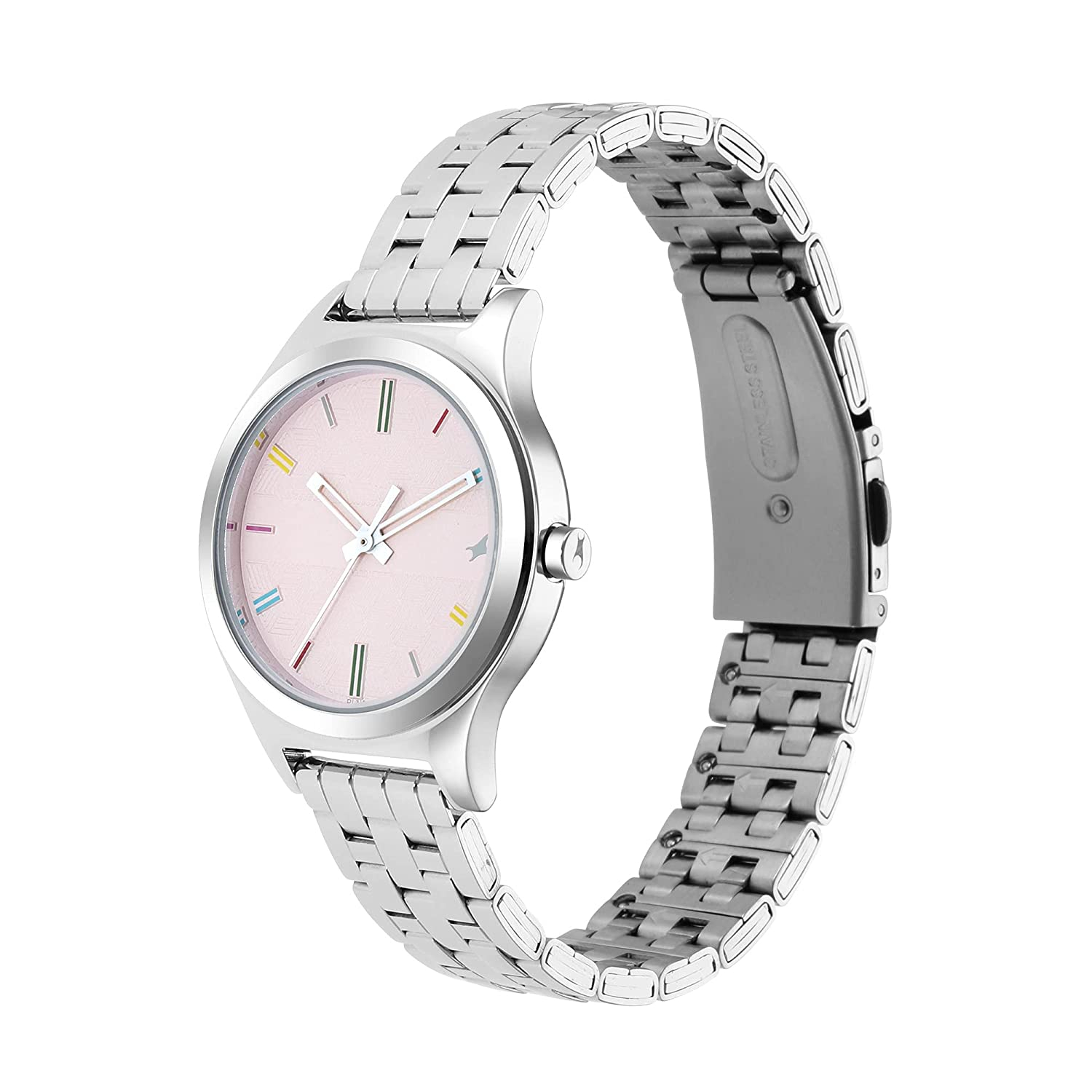 Fastrack Analog Pink Dial Women's Watch-6152sm04