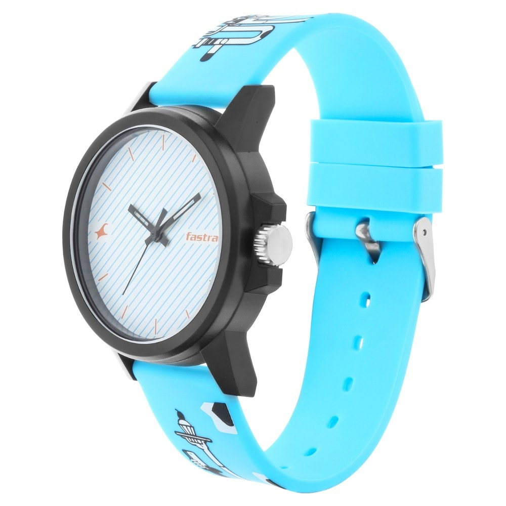 Fastrack Analog White Dial Unisex-adult Watch-68012pp08