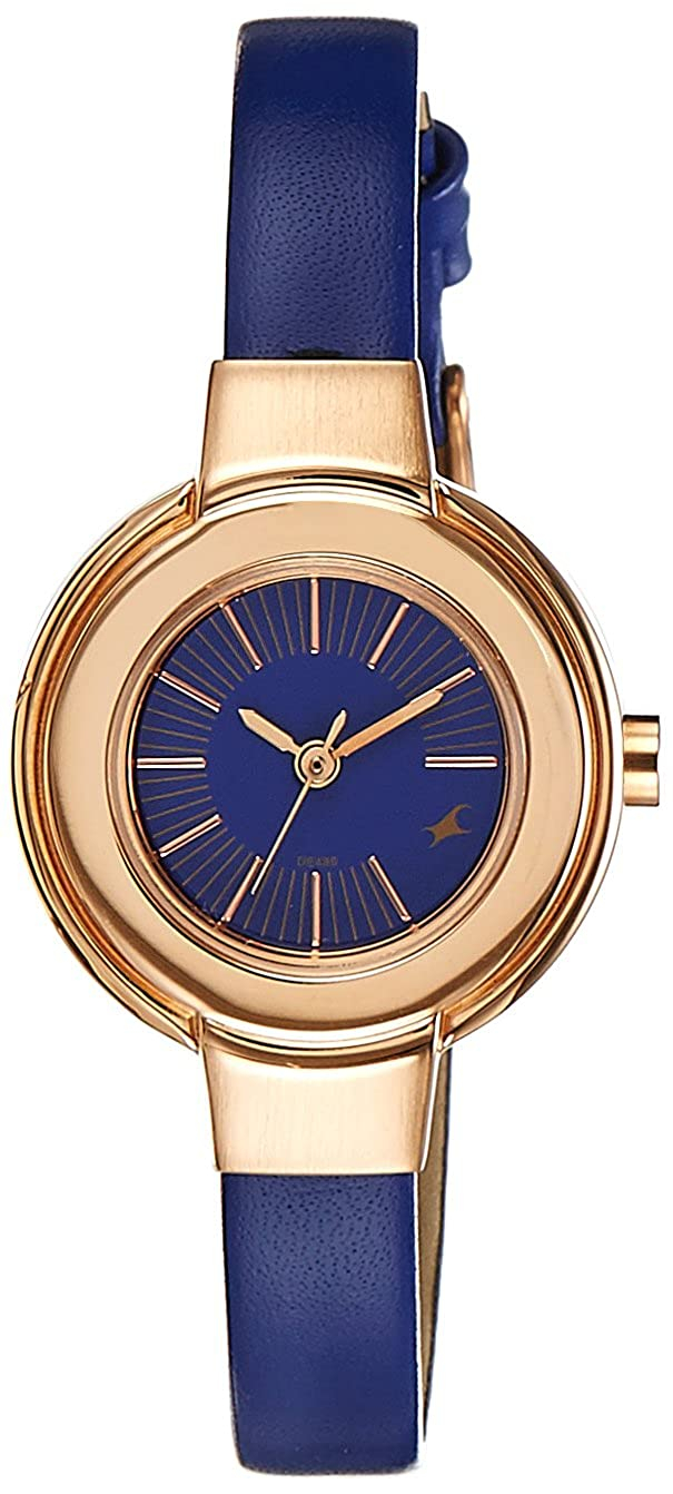 Fastrack Blue Dial Analogue Watch For Women (6113wl01)