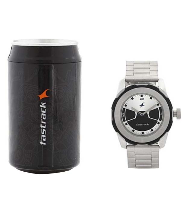 Fastrack Silver Dial Analog Watch for Guys 3099SM02