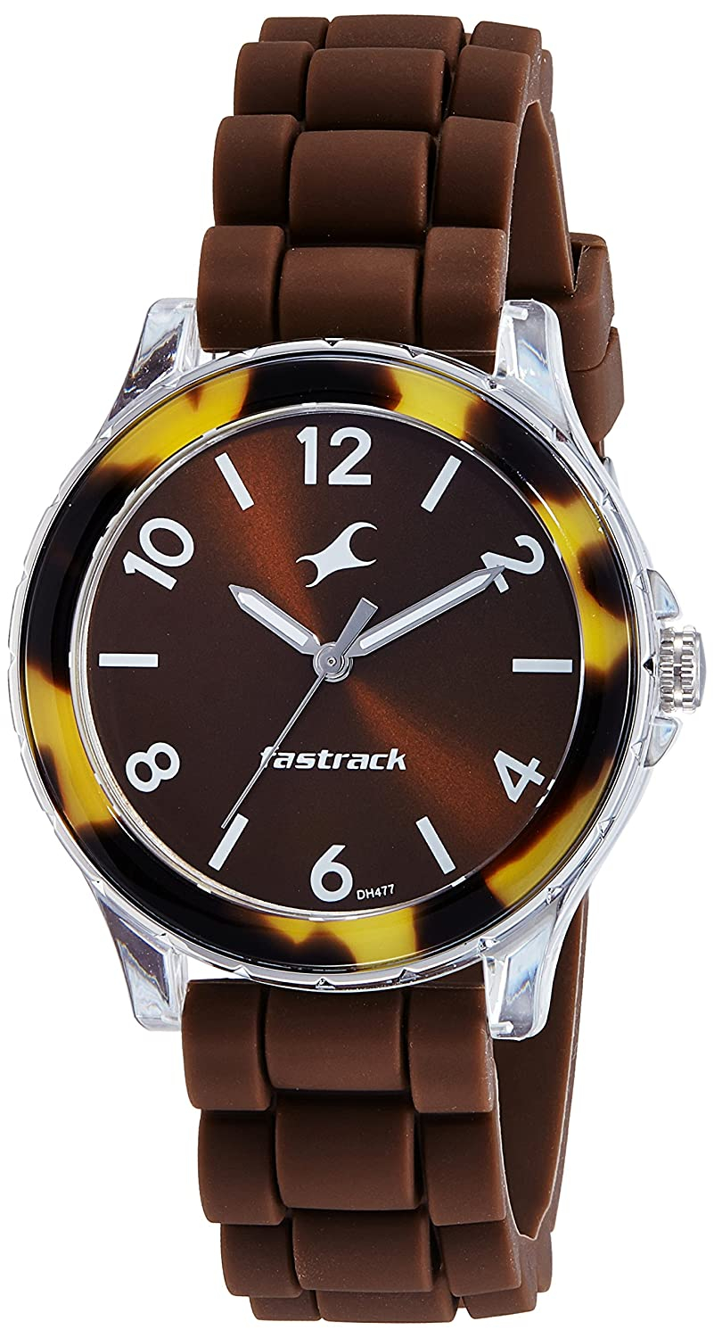Fastrack Trendies Analog Brown Dial Women's Watch-68009pp08 
