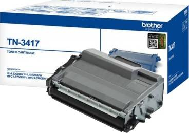 Brother TN-3417 Black Toner Cartridge (Standard Yield - 3000 Pages) | TN-3417