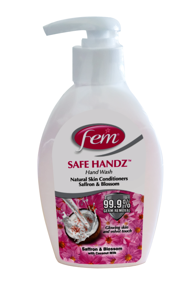 Fem Safe Handz Saffron & Blossom Hand Wash 250Ml