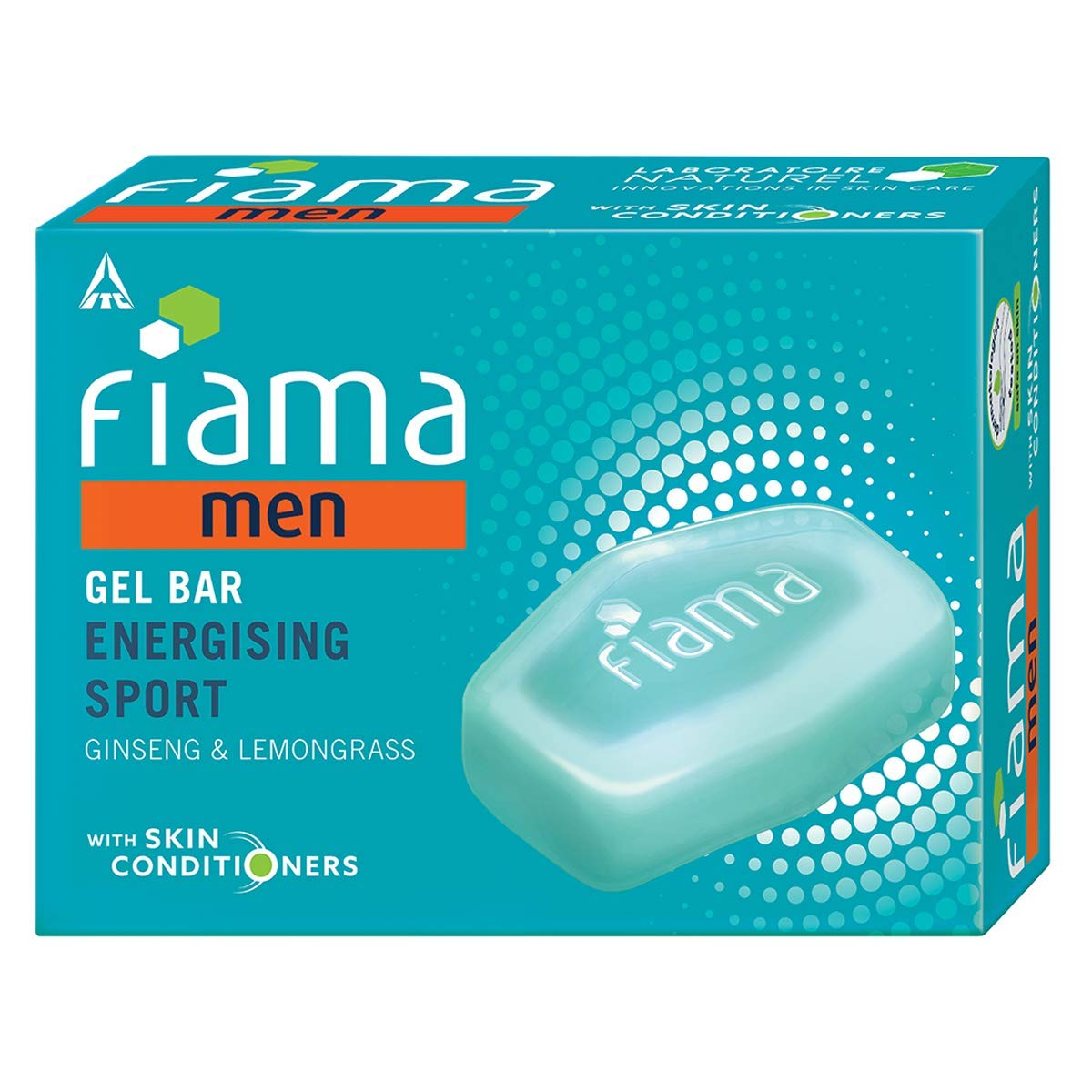 Fiama Men Gel Bar Ginseng & Lemongrass Energising Sport 125g