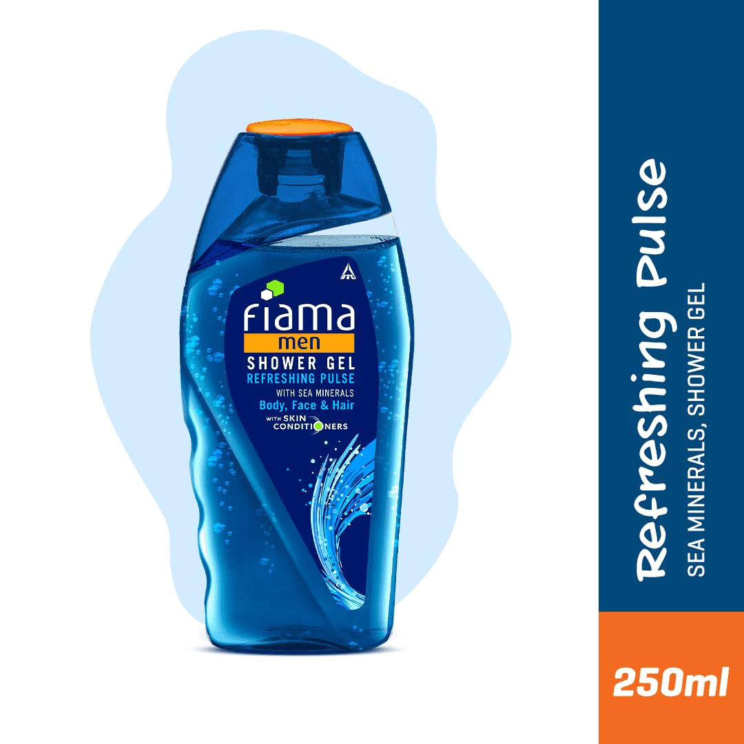 Fiama Men Shower Gel Refreshing Pulse With Sea Minerals 250ml