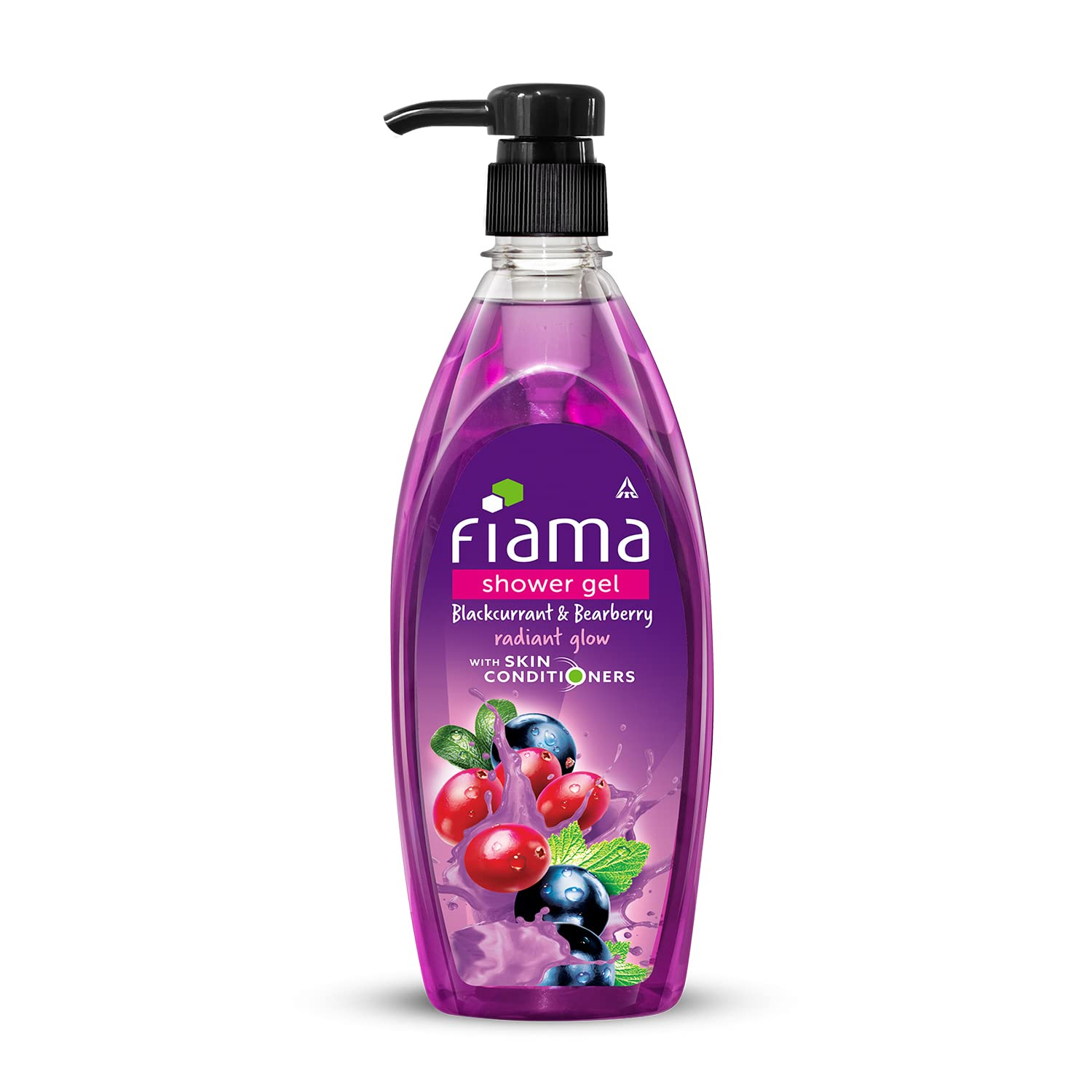 Fiama Shower Gel Blackcurrant & Bearberry Body Wash With Skin Conditioners For Radiant Glow, 500ml 