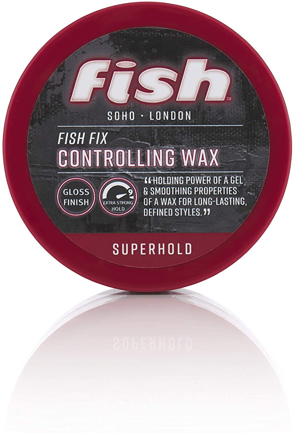 Fish SuperHold Fix Controlling Wax For Long-Lasting, Smooth & Defined Styles 100ml