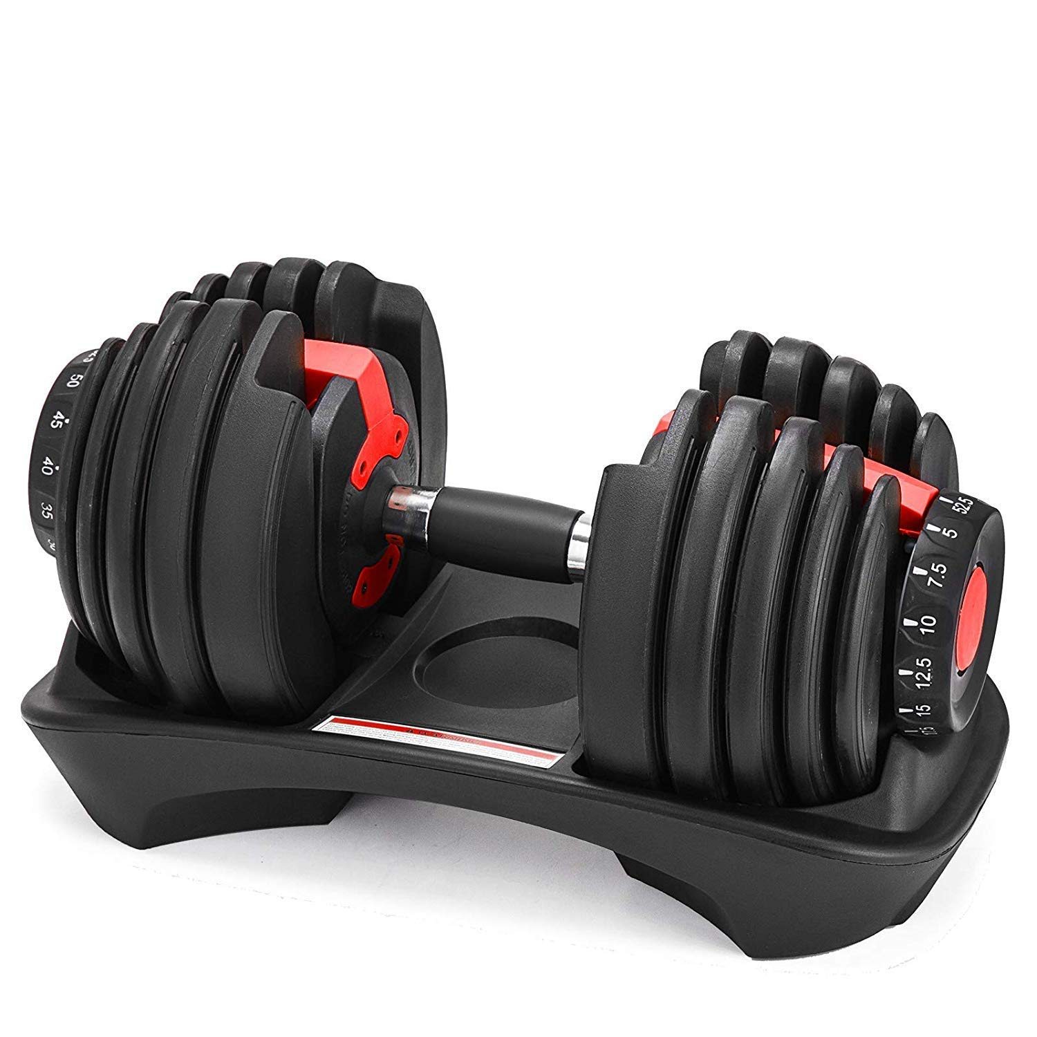 Fitness Adjustable Dumbbell Fitness Series with incremental Weights .24kg/52lbs(1pc) Dummbell