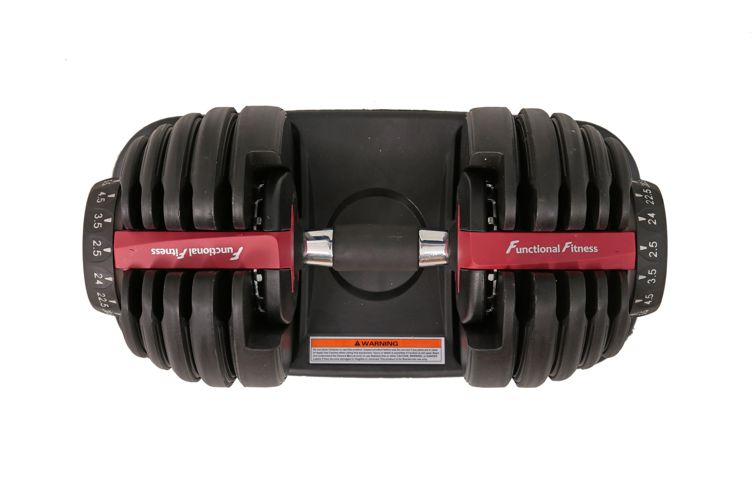 SPN Fitness Adjustable Dumbbell Fitness Series with incremental Weights .24kg/52lbs(1pc) Dummbell