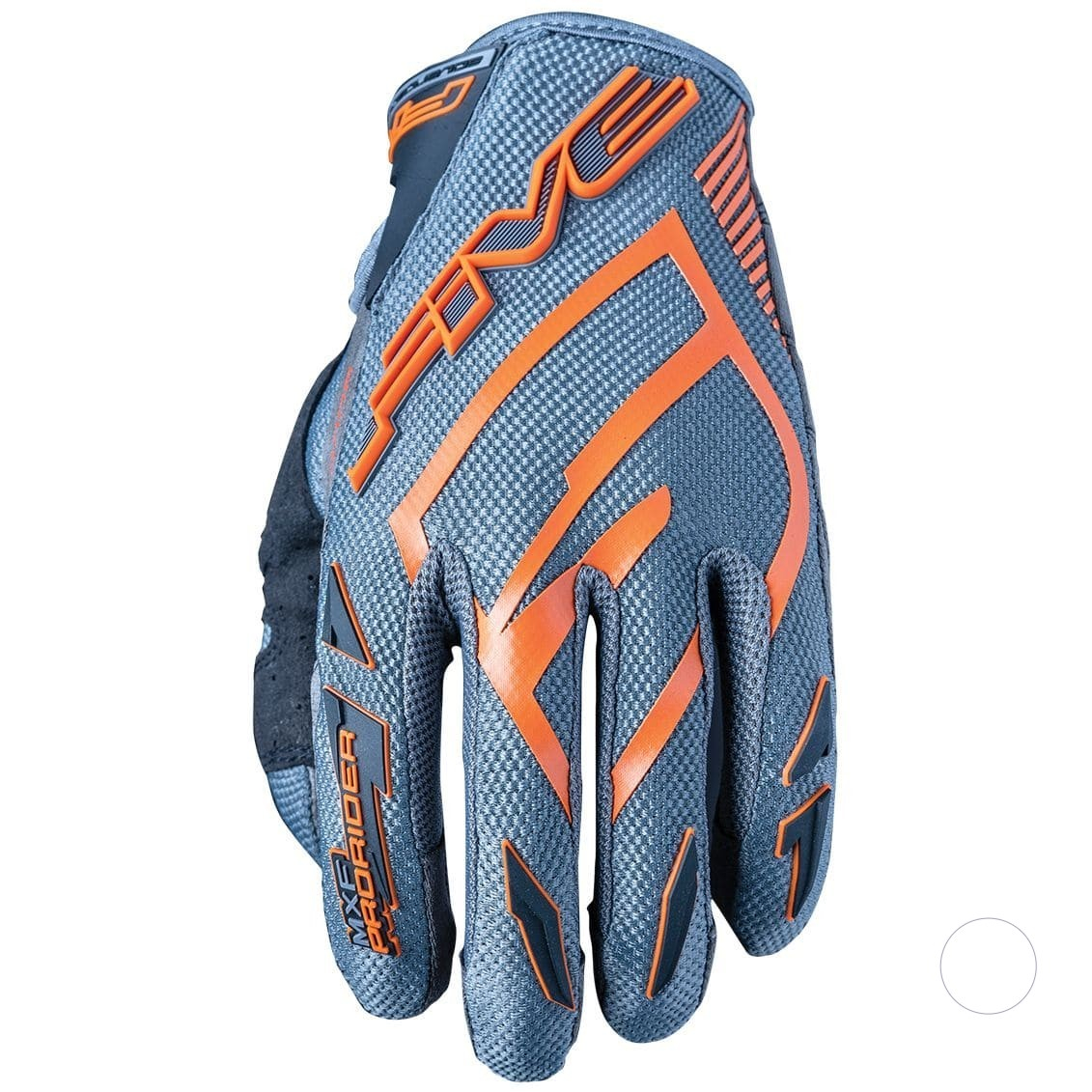 FIVE MXF PRORIDER S Grey/Orange Offroad Gloves for Motorcycle/Scooter