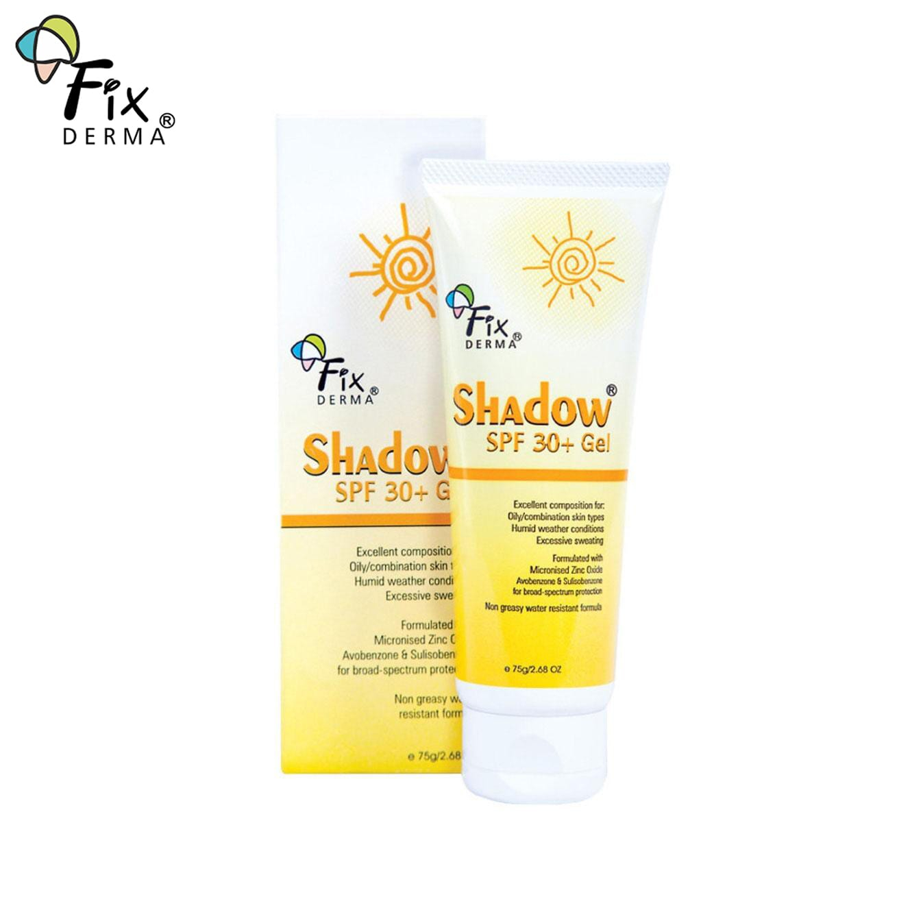 Fix Derma Shadow Spf 30+ Sunscreen Cream - 75Gm