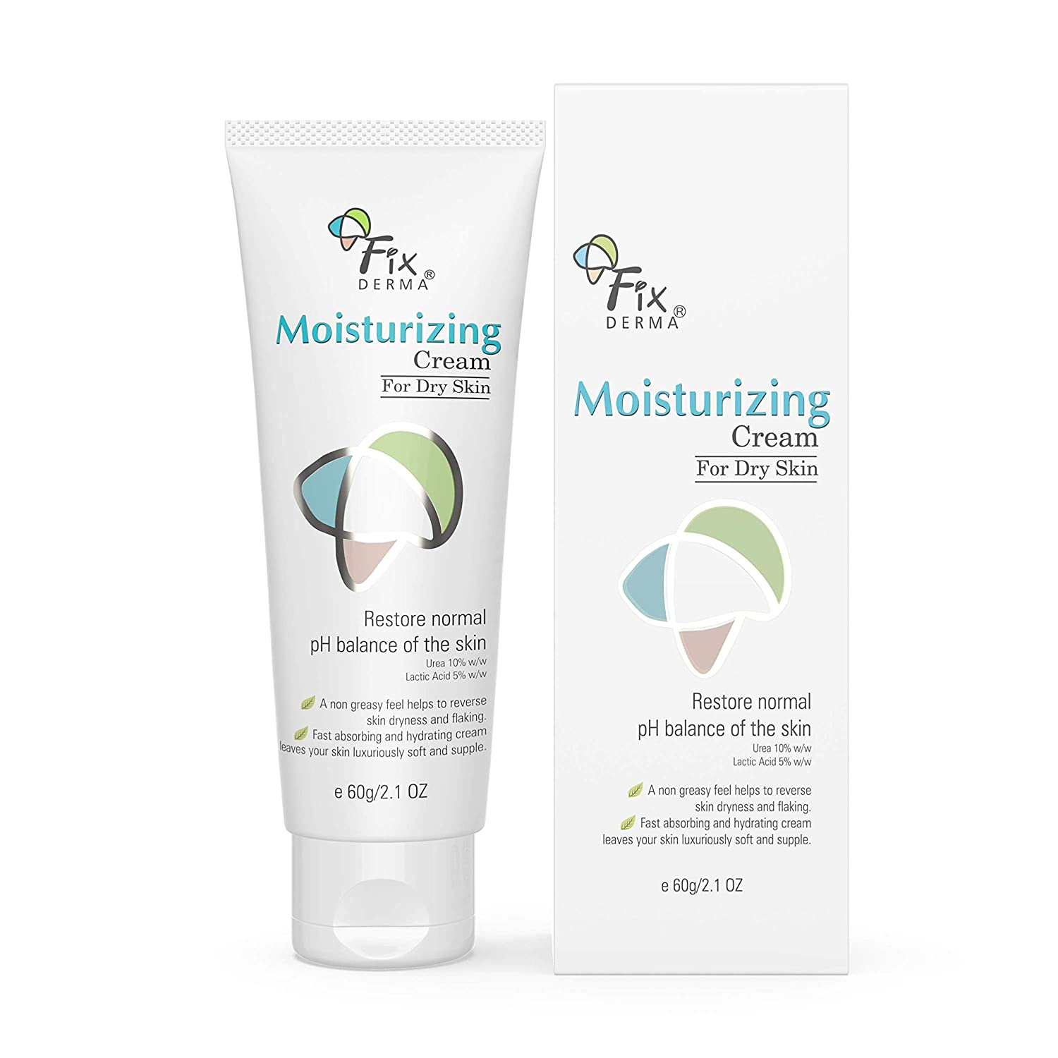 Fixderma Moisturizing Cream - For Dry Skin - Non-greasy Moisturizing Cream - 60g