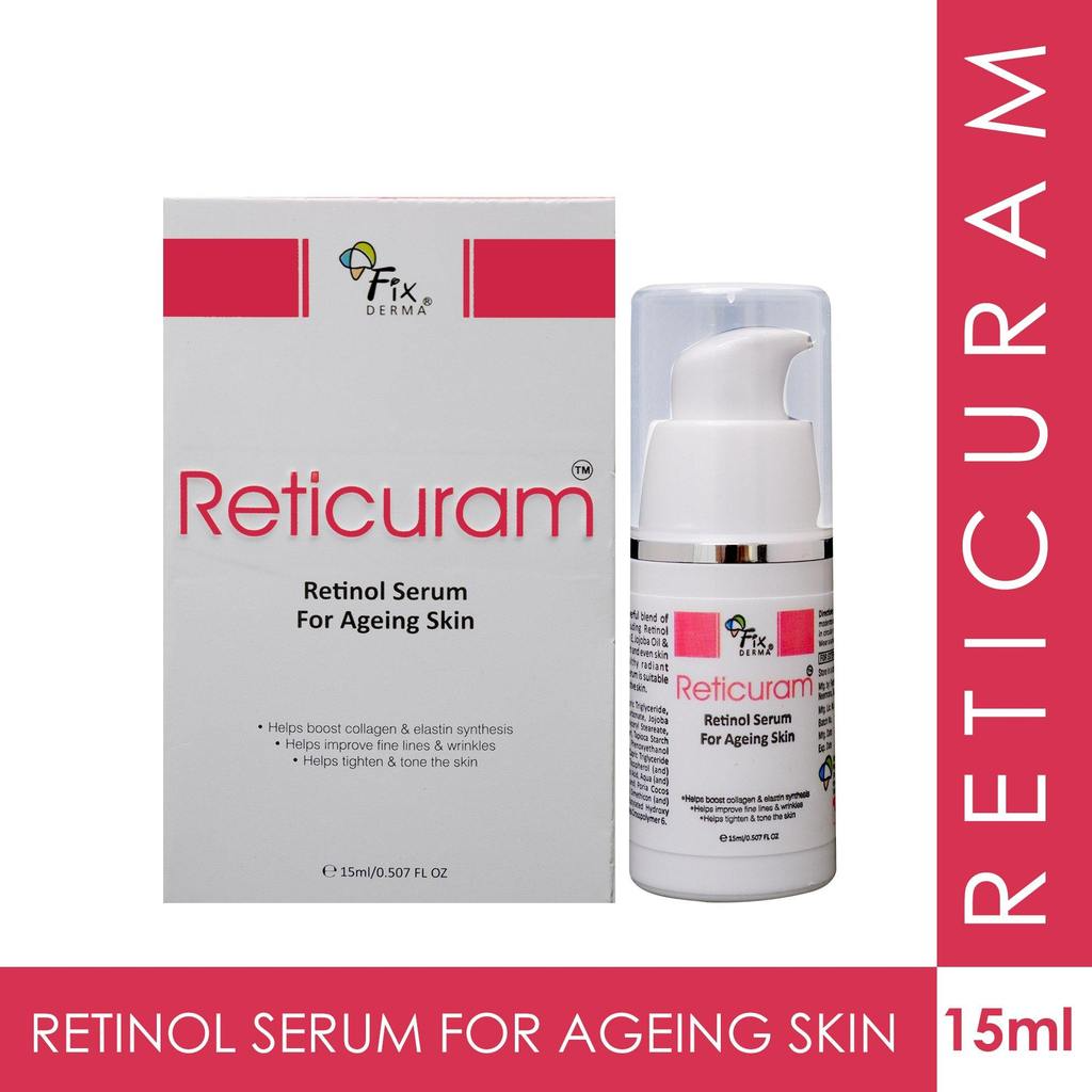 Fixderma Reticuram Serum - Retinol Serum - For Ageing Skin - 15ml
