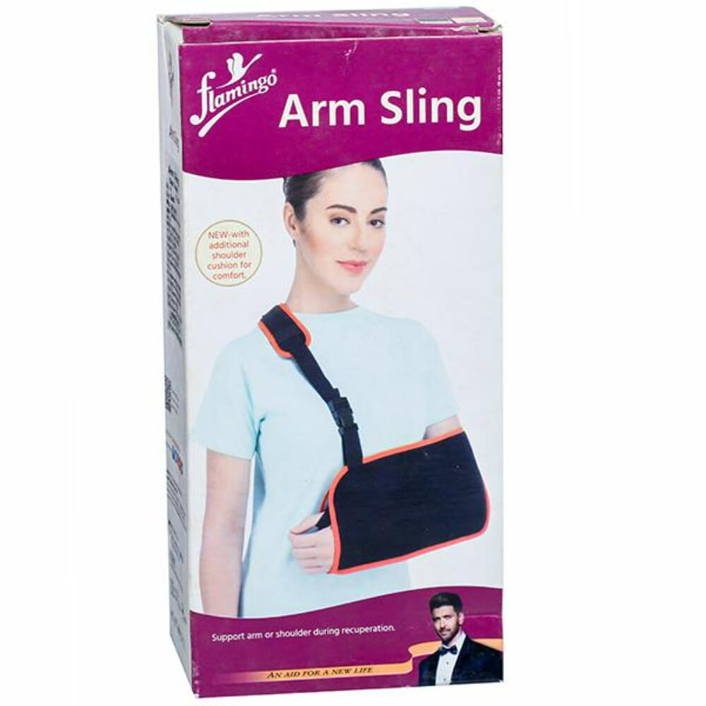 Flamingo Arm Pouch Comfortable fit ,Breathable Sling Strap with Shoulder Cushion Support