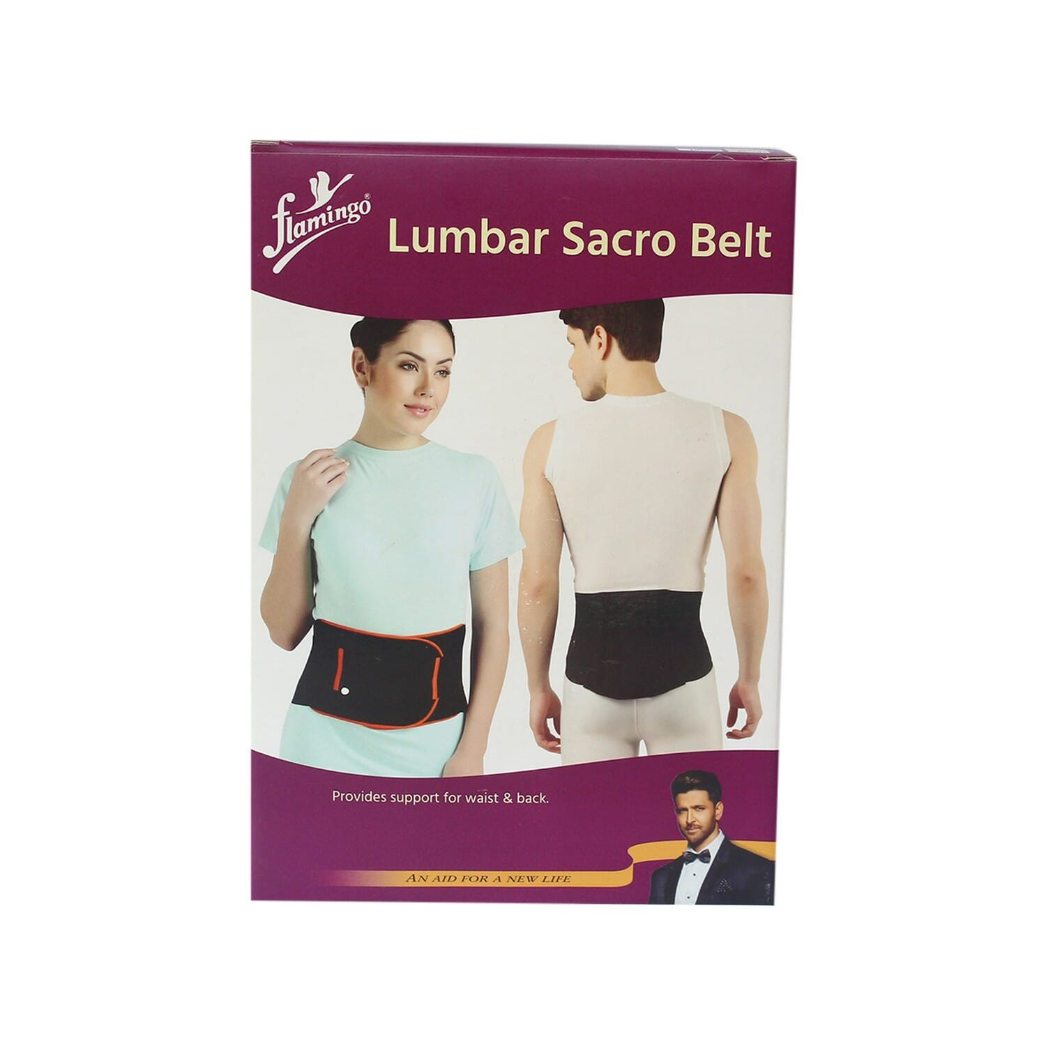 Flamingo Lumbar Sacro Belt - For Lower Back Pain, Improves Posture