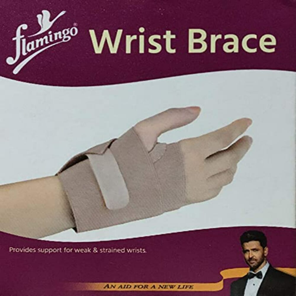 Flamingo Wrist Support Splint for Exercise, Sports, Splint, Injuries, Carpal Tunnel Wrap