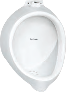 Hindware Urinals Flat Back Small 60001 Size: 26.5 X 31.5 X 44 Cm